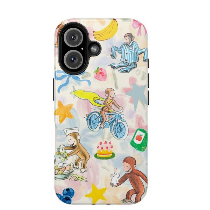 Monkey Tales Phone Case – Whimsical Adventure Vibes for iPhone 11 12 13 14 15 16 Pro Max Samsung S22 S23 S24 S24.99 Ultra Plus