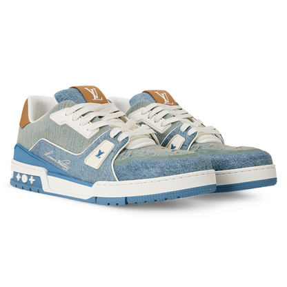 LV Trainer Blue Denim