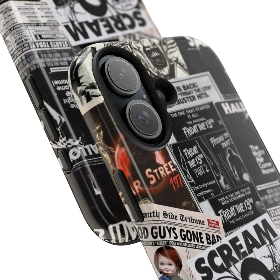 Horror Movie Enjoyer Phone Case Halloween Scary Scream Terrifier iPhone 16 15 14 13 12 11 Pro Max 8 Plus X Samsung Galaxy S24 S23 S22 Ultra