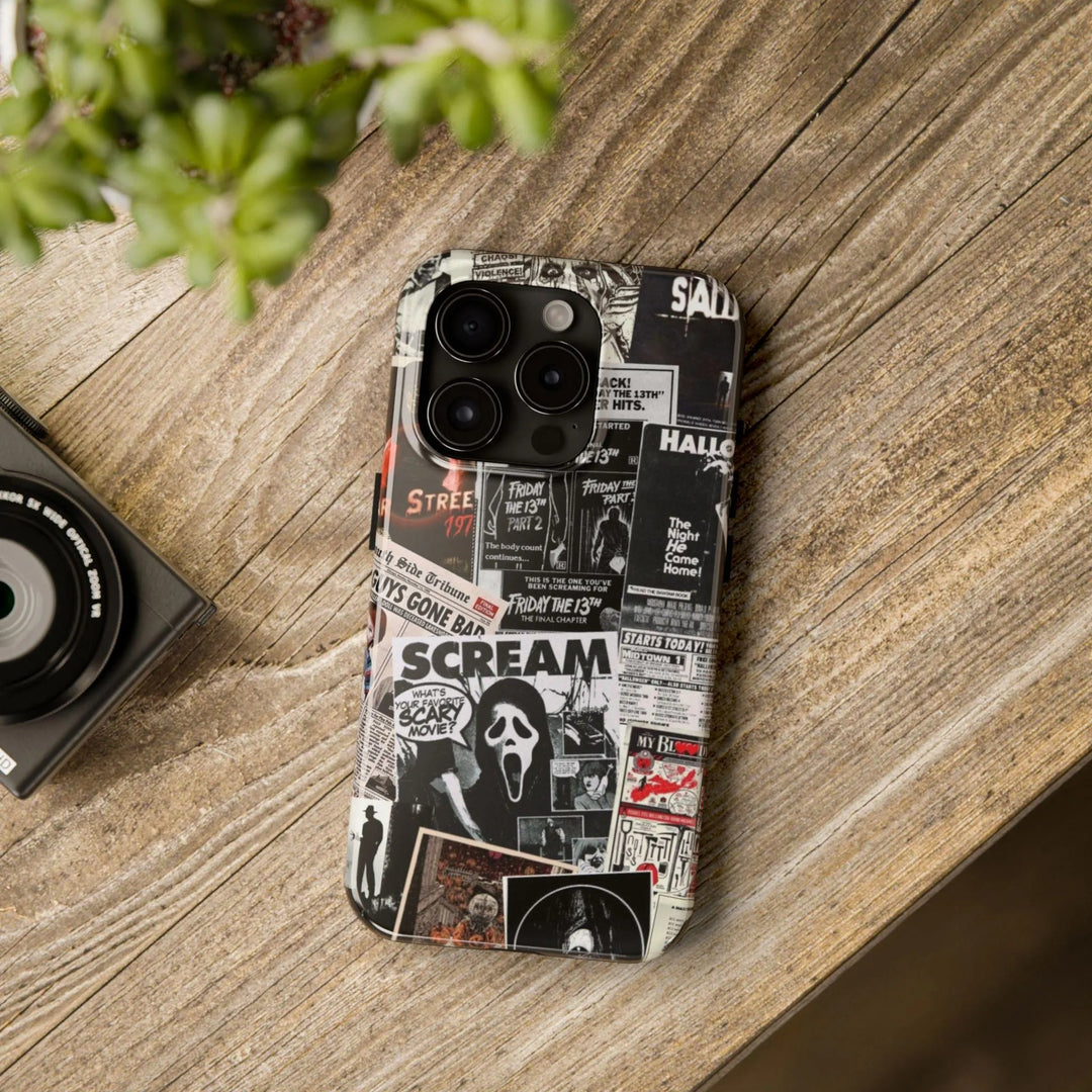 Horror Movie Enjoyer Phone Case Halloween Scary Scream Terrifier iPhone 16 15 14 13 12 11 Pro Max 8 Plus X Samsung Galaxy S24 S23 S22 Ultra