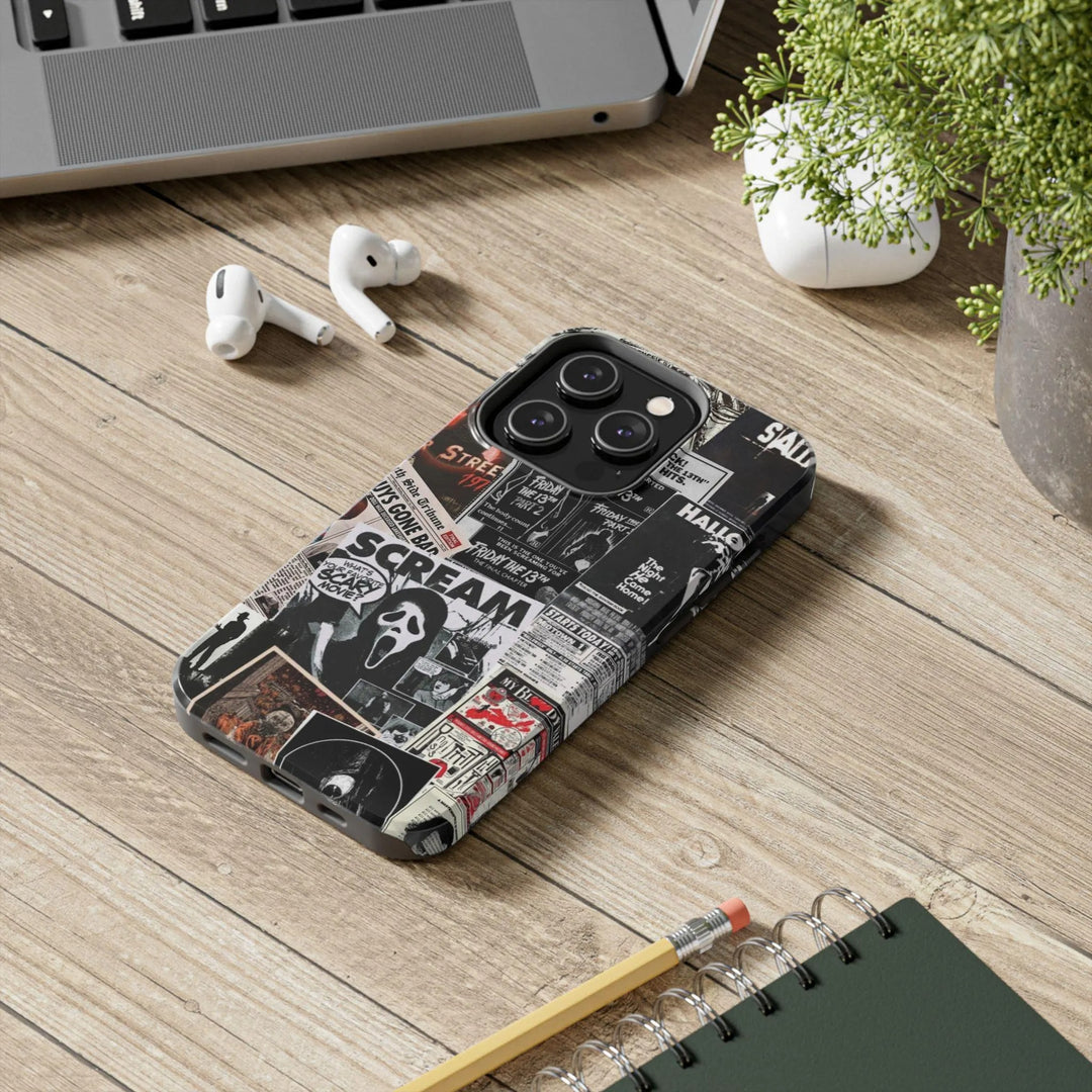 Horror Movie Enjoyer Phone Case Halloween Scary Scream Terrifier iPhone 16 15 14 13 12 11 Pro Max 8 Plus X Samsung Galaxy S24 S23 S22 Ultra