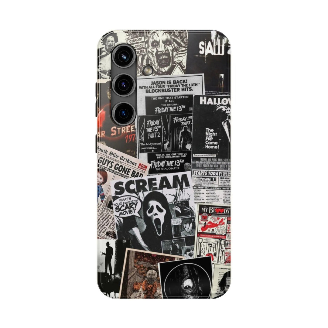 Horror Movie Enjoyer Phone Case Halloween Scary Scream Terrifier iPhone 16 15 14 13 12 11 Pro Max 8 Plus X Samsung Galaxy S24 S23 S22 Ultra
