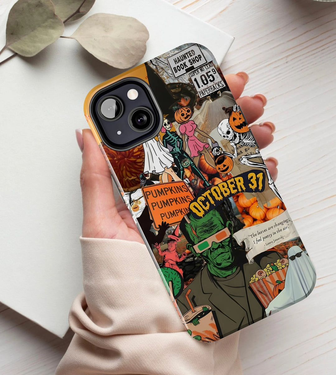 Witchy Collage Phone Case – Spooky Aesthetic for iPhone cases iPhone 16 15 14 13 12 11 Pro Max 8 Plus X Samsung Galaxy S24 S23 S22 Ultra