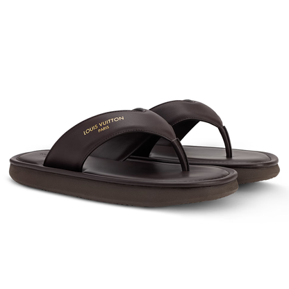 LV Flip Thong Brown