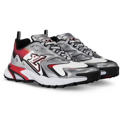 LV Tatic Runner Sneaker Gray Red