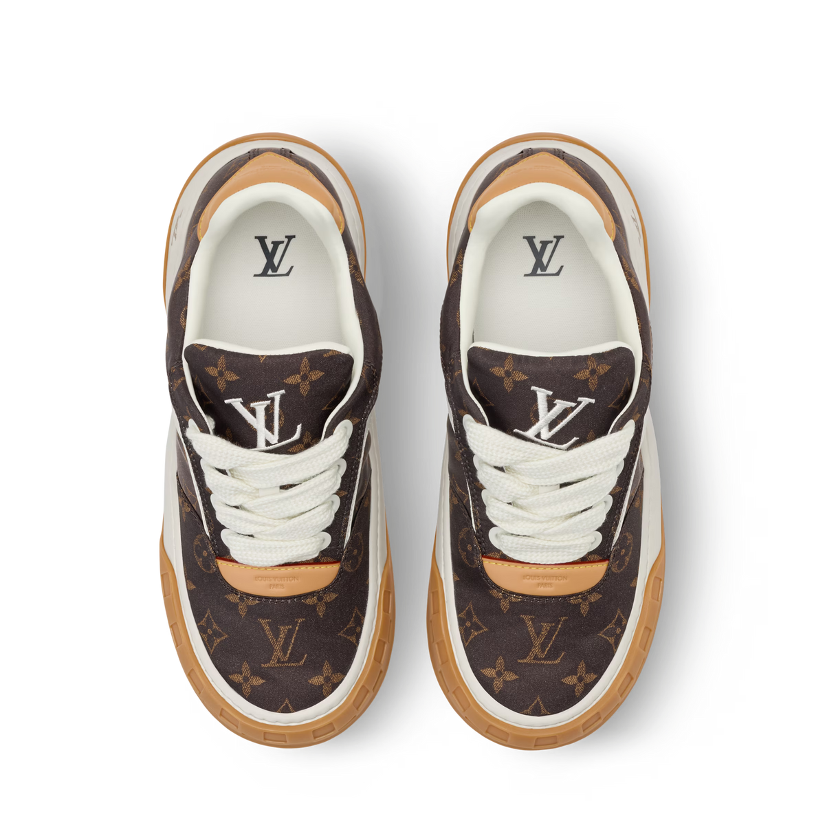 LV Tilted Sneaker Macassar Brown