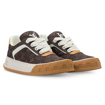 LV Tilted Sneaker Macassar Brown