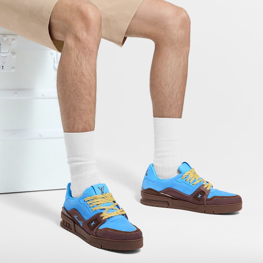 LV Trainer Sneaker Waterproof Nubuck Leather