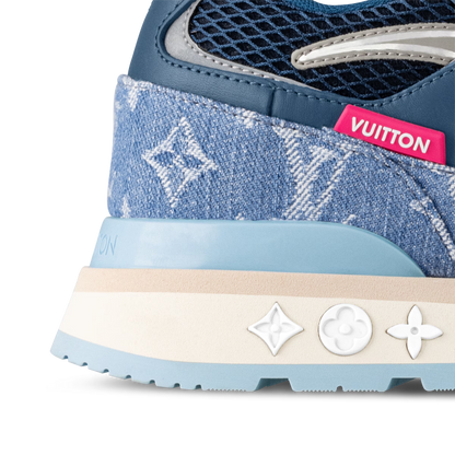 LV Run Away Sneaker Blue Denim