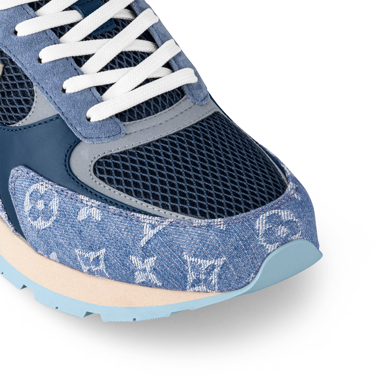 LV Run Away Sneaker Blue Denim