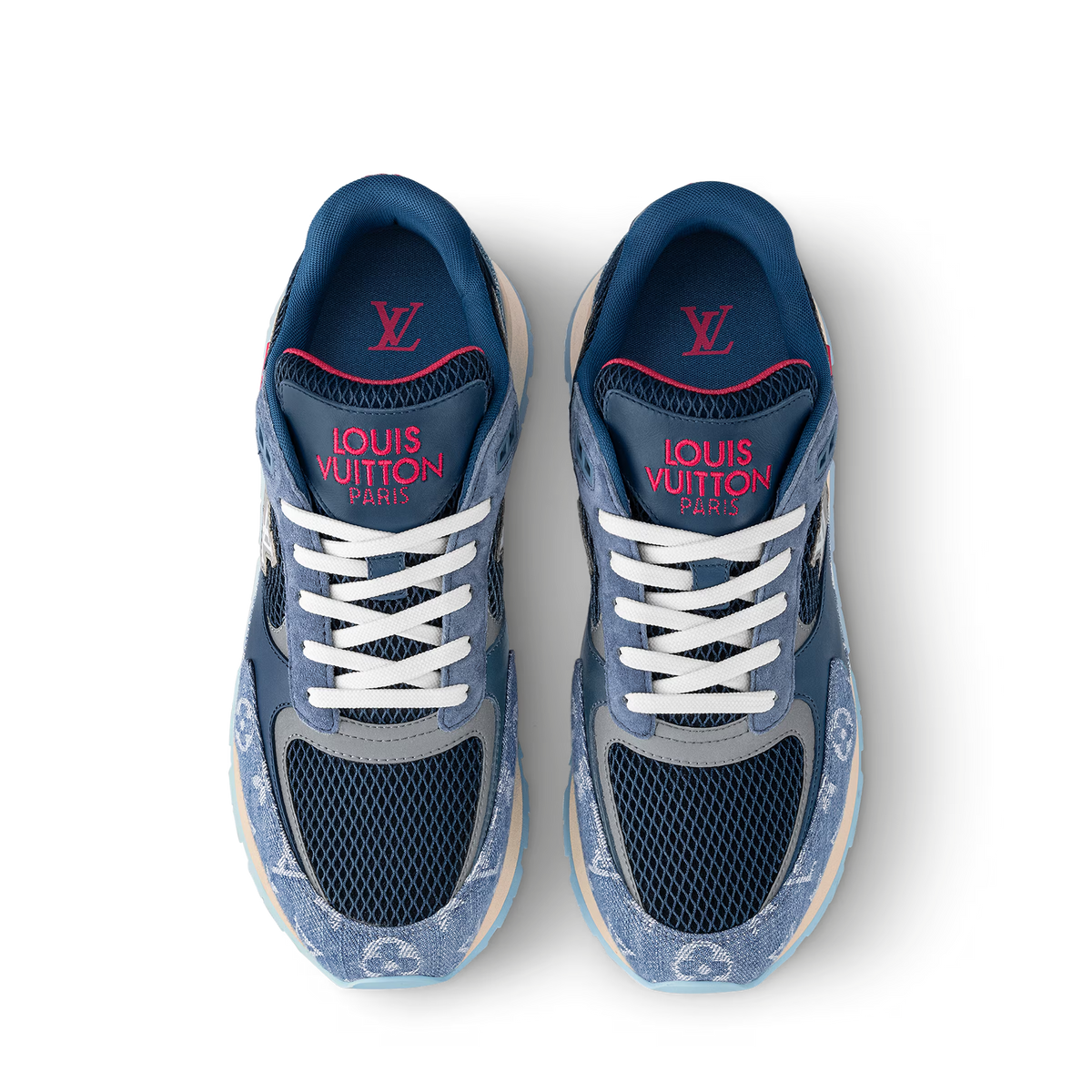 LV Run Away Sneaker Blue Denim