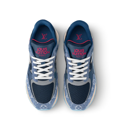 LV Run Away Sneaker Blue Denim