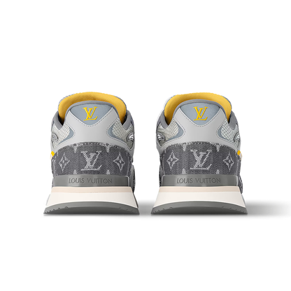 LV Run Away Sneaker Gray Denim