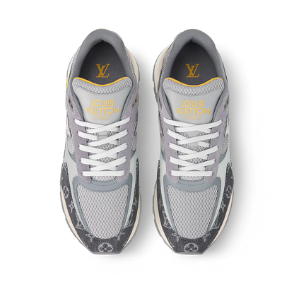 LV Run Away Sneaker Gray Denim