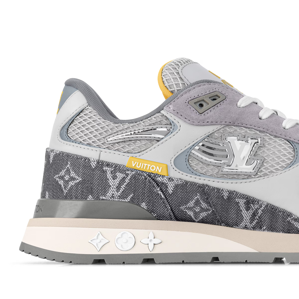 LV Run Away Sneaker Gray Denim