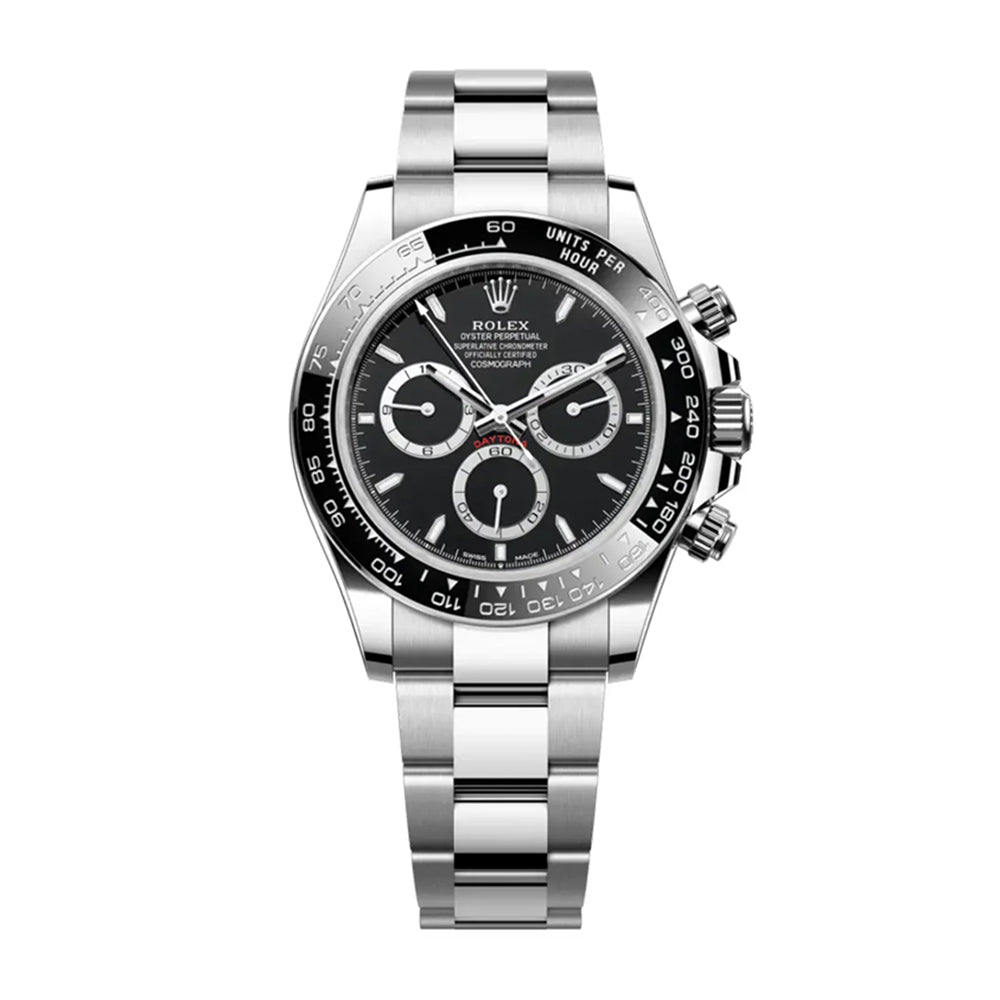 C – Rolex Cosmograph Daytona Stainless Steel Black Dial with Ceramic Bezel