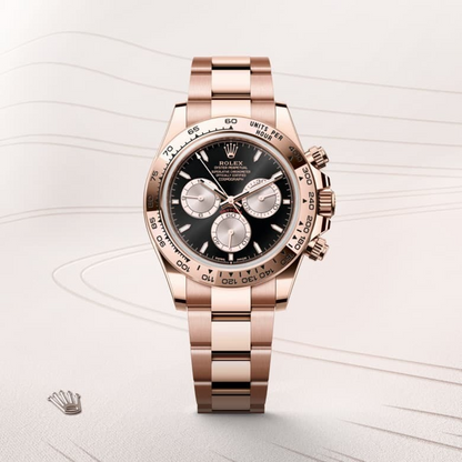 A- Rolex Cosmograph Daytona Oyster, 40 mm, Everose gold