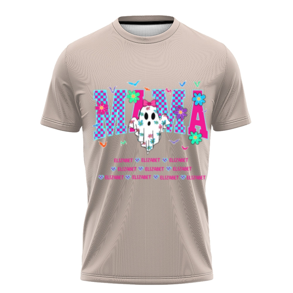 Grandma, Gigi, Nana Custom With Grandkids Names – Personalized Halloween Grandma Tshirt