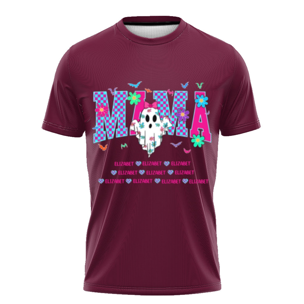 Grandma, Gigi, Nana Custom With Grandkids Names – Personalized Halloween Grandma Tshirt