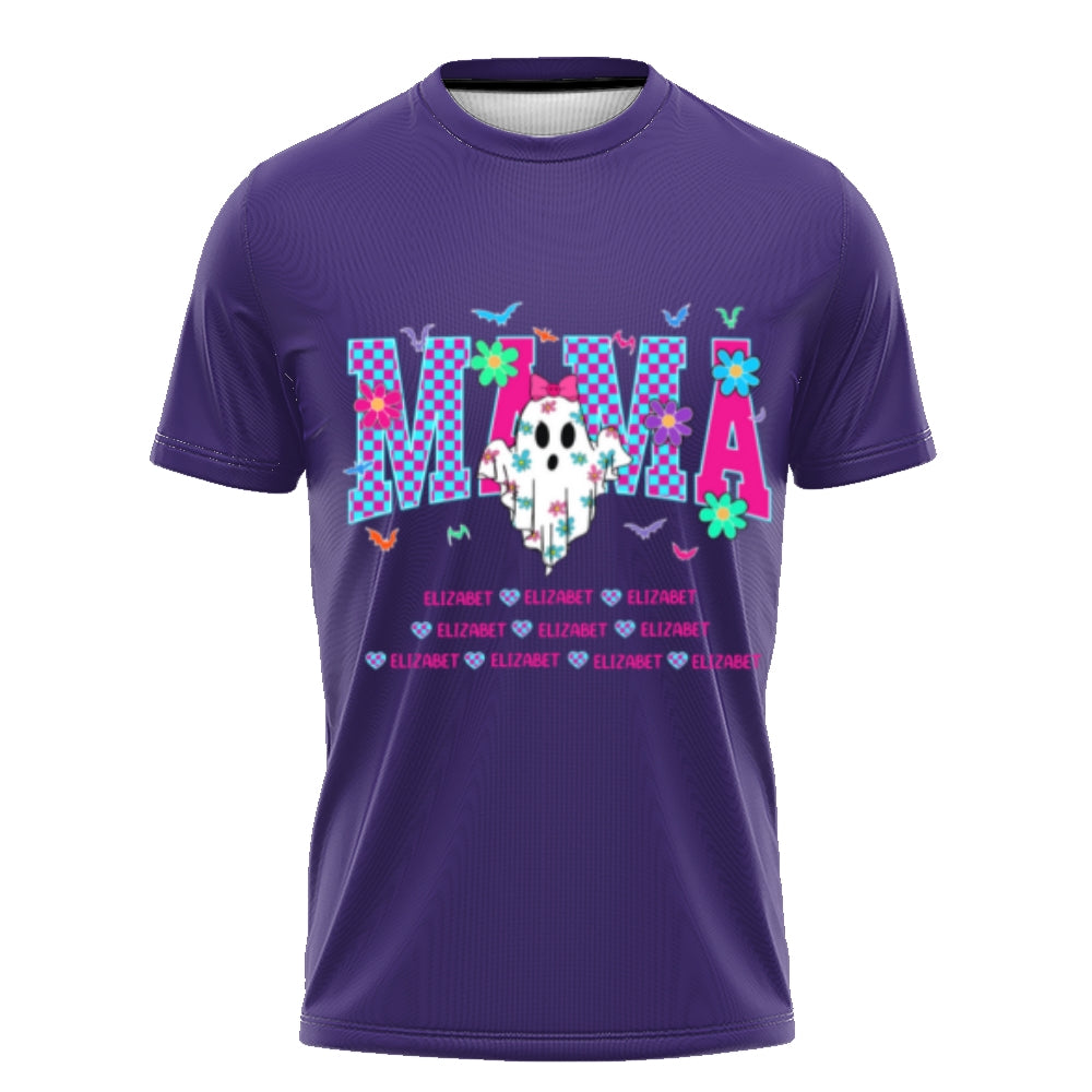 Grandma, Gigi, Nana Custom With Grandkids Names – Personalized Halloween Grandma Tshirt