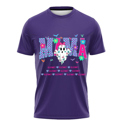 Grandma, Gigi, Nana Custom With Grandkids Names – Personalized Halloween Grandma Tshirt