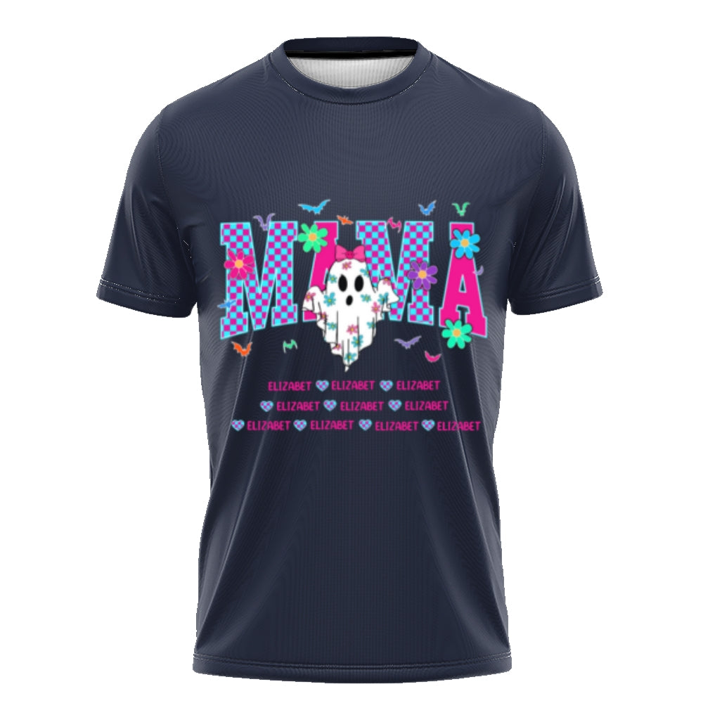 Grandma, Gigi, Nana Custom With Grandkids Names – Personalized Halloween Grandma Tshirt