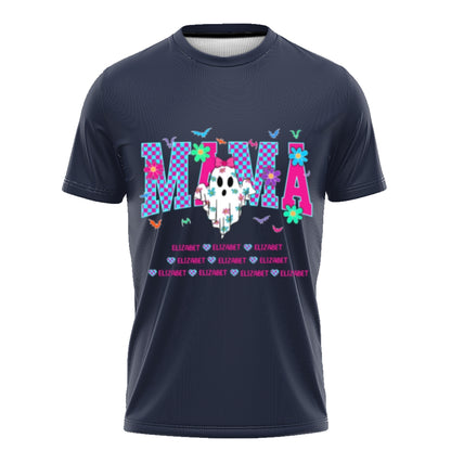 Grandma, Gigi, Nana Custom With Grandkids Names – Personalized Halloween Grandma Tshirt