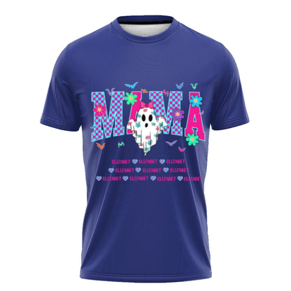 Grandma, Gigi, Nana Custom With Grandkids Names – Personalized Halloween Grandma Tshirt