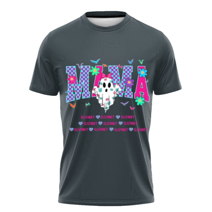 Grandma, Gigi, Nana Custom With Grandkids Names – Personalized Halloween Grandma Tshirt