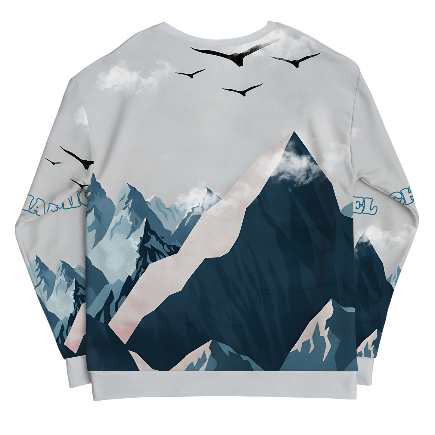 Hiking Mountain Trails 3D Sweatshirt – Personalized Custom Name Outdoor Adventure Gift