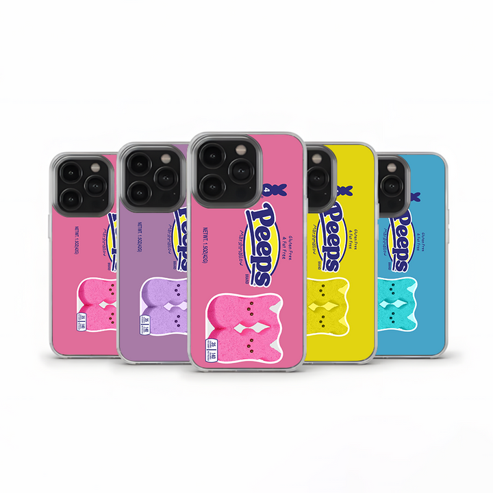 Peeps Candy Phone Case From iPhone 16 15 14 13 12 11 X Pro Max Plus