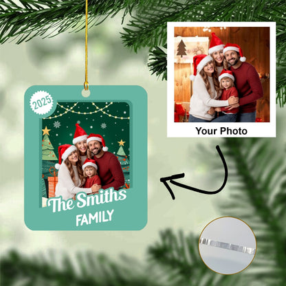 Personalized Family Christmas Ornament 2025 – Custom Family Keepsake