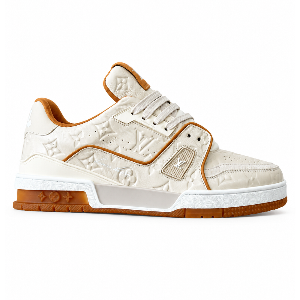 LV Trainer Sneaker White