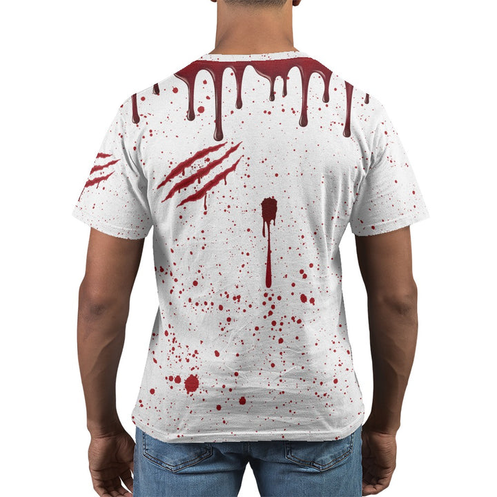 Custom Halloween 3D T-Shirt – Personalized “Daddy of the Meownsters” Cat & Owner T-Shirt