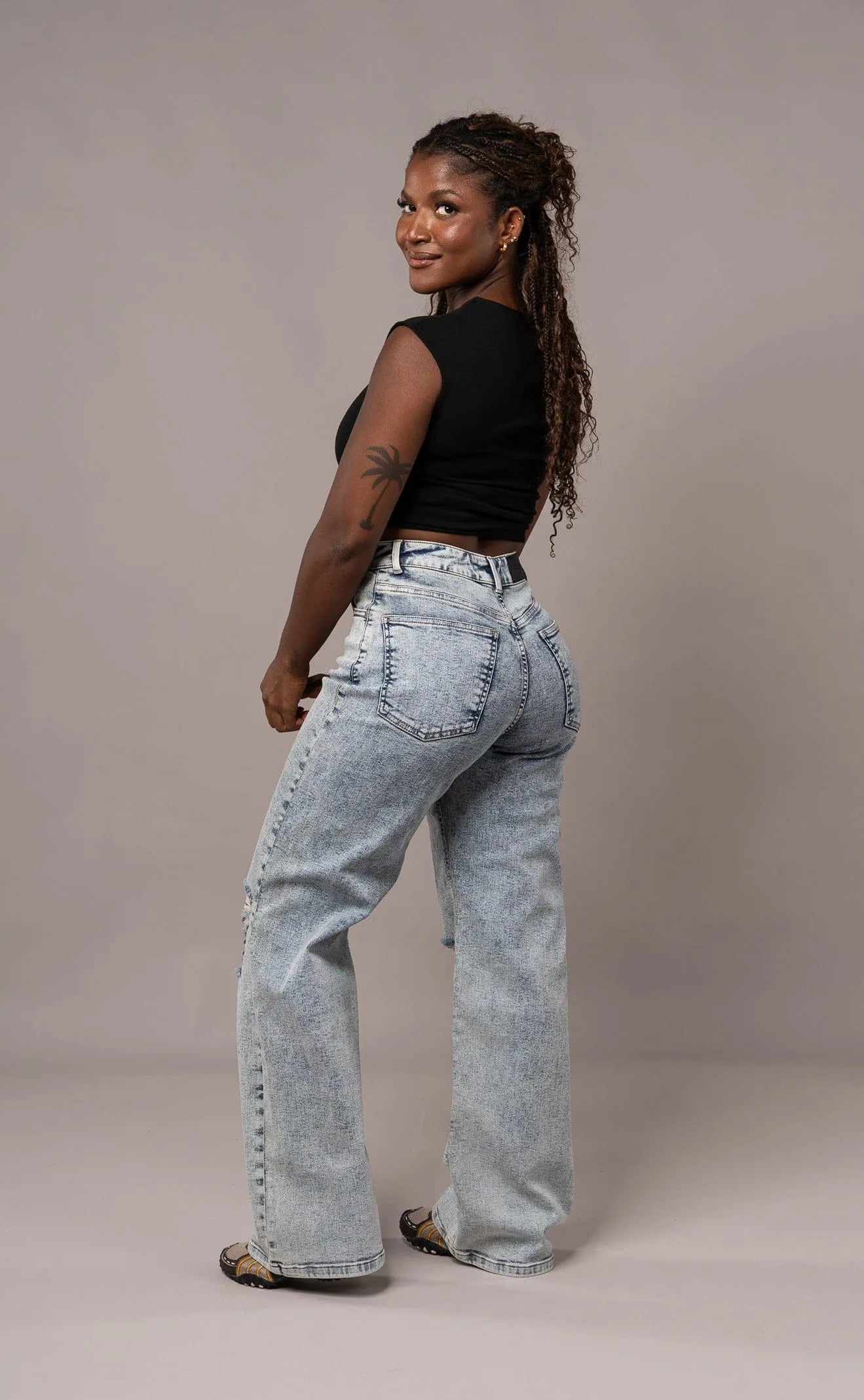 Baggy Ripped - 80s Blue