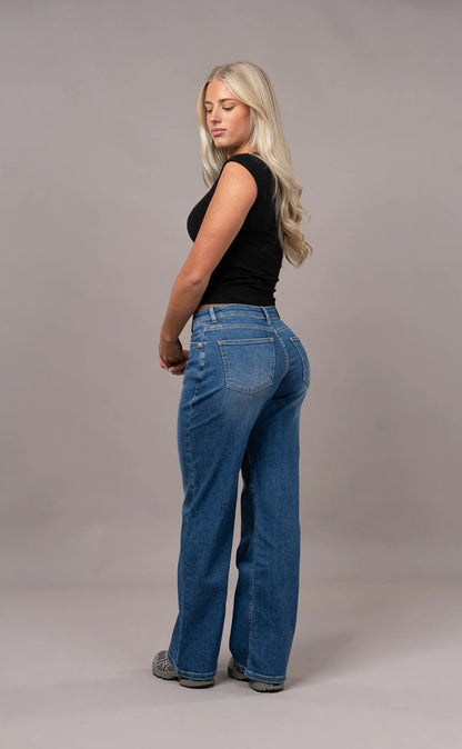 Baggy Low Waisted - Stonewashed Blue