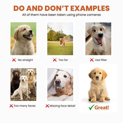 Custom Pet Face Camo Hoodie – Personalized Cute Streetwear Gift for Dog Lovers