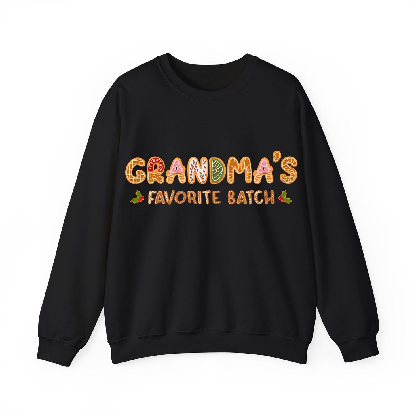 Grandma’s Favorite Batch Sweater – Personalized Gingerbread Family Christmas Custom Gift