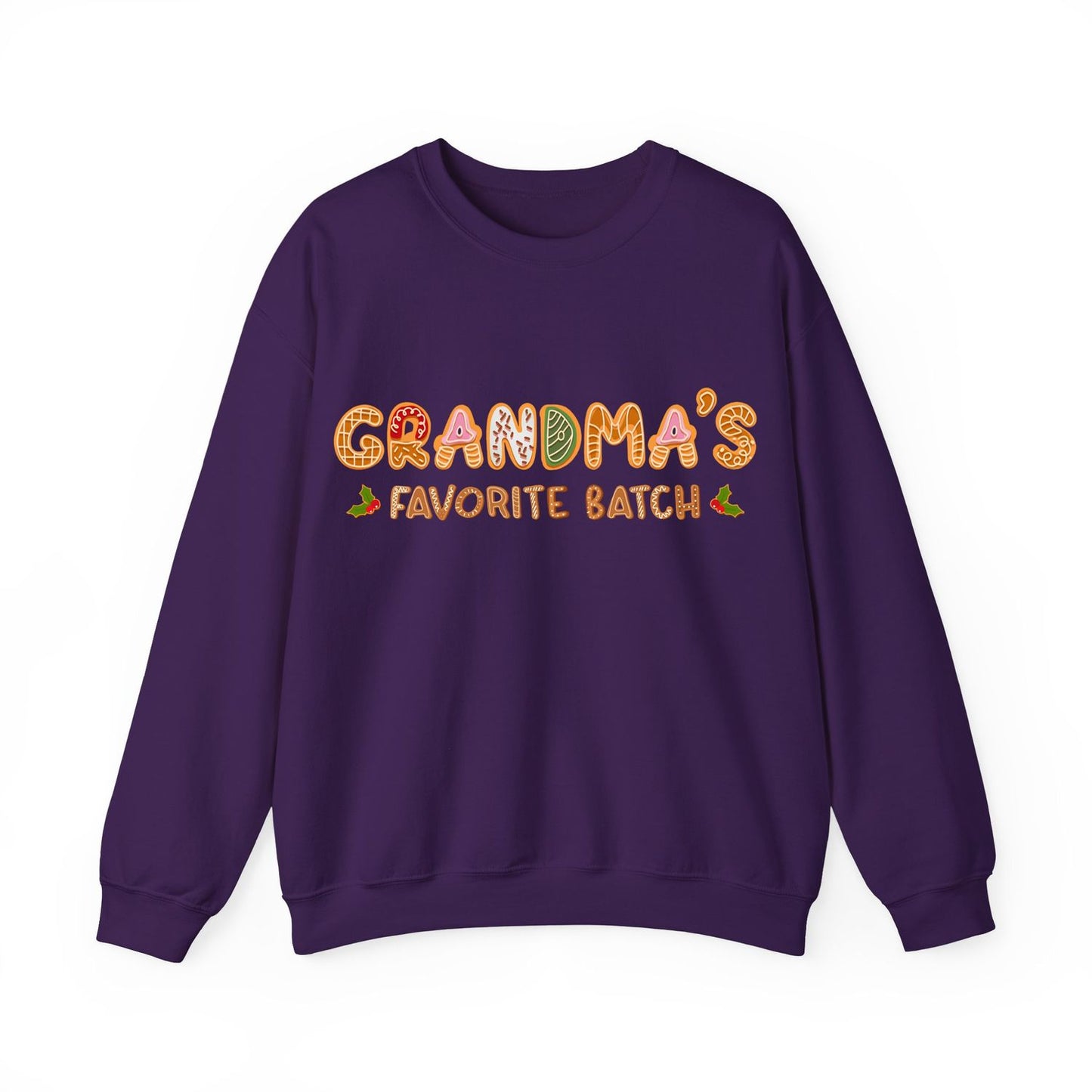 Grandma’s Favorite Batch Sweater – Personalized Gingerbread Family Christmas Custom Gift