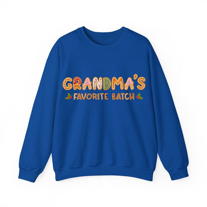 Grandma’s Favorite Batch Sweater – Personalized Gingerbread Family Christmas Custom Gift