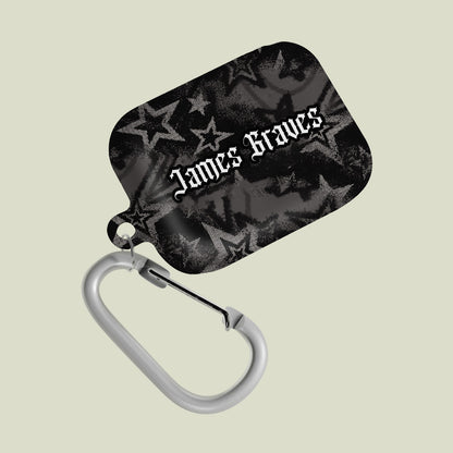 Custom Name  Starry Night -Personalized Clear Airpods Case