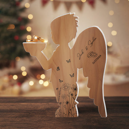 Engraved Poplar Keepsake - Personalized Wooden Memorial Cross