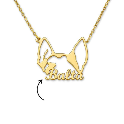 Personalized Dog Name Necklace – Custom Pet Jewelry