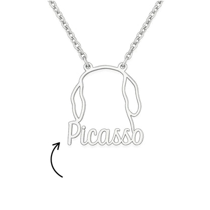 Personalized Dog Name Necklace – Custom Pet Jewelry