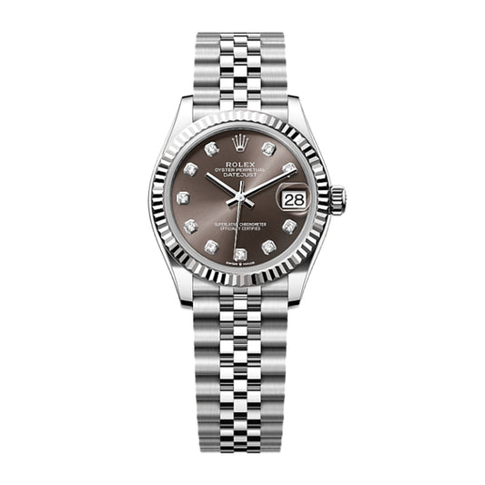 Rolex Datejust 31 Oyster, 31 mm, Oystersteel and white gold