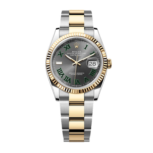 Rolex Datejust 36 Oyster, 36 mm, Oystersteel and yellow gold
