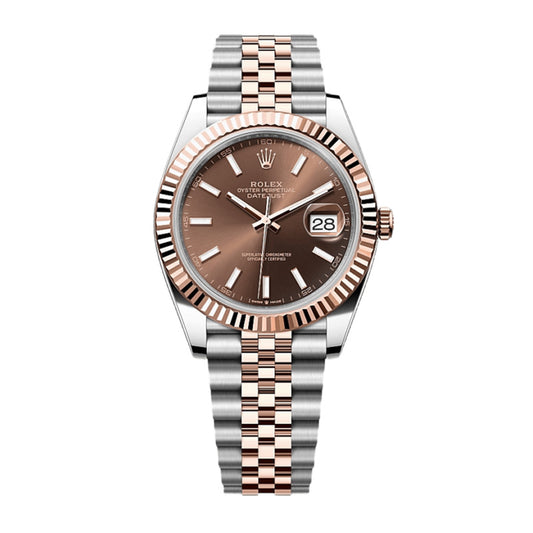 Rolex Datejust 41 Oyster, 41 mm, Oystersteel and Everose gold