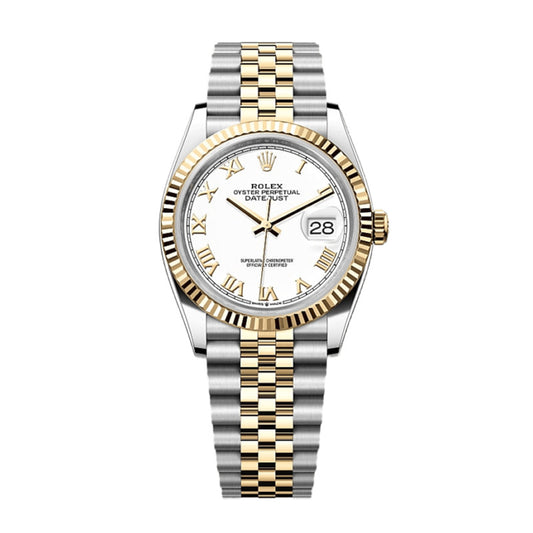 Rolex Datejust 36 Oyster, 36 mm, Oystersteel and yellow gold