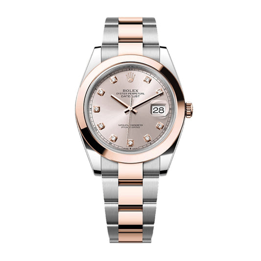 Rolex Datejust 41 Oyster, 41 mm, Oystersteel and Everose gold