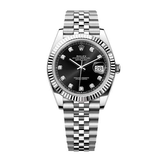Rolex Datejust 41 Oyster, 41 mm, Oystersteel and white gold